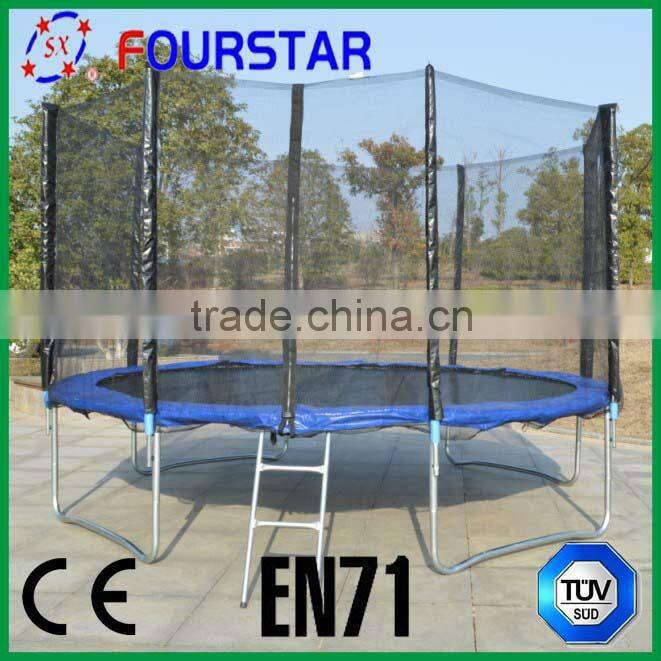 2015 hot sell large kids trampoline/jumping bed