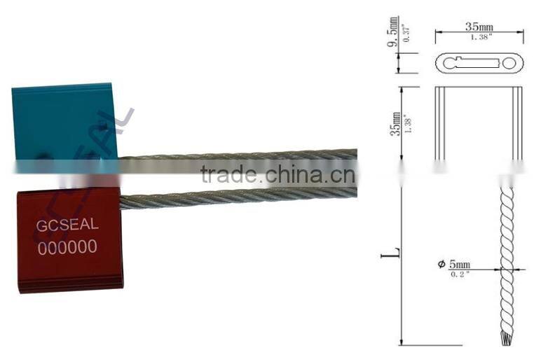 5mm adjustable security seal for trucks