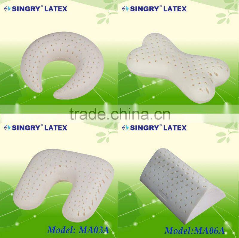 Soft 100% natural high quality latex pillows for female