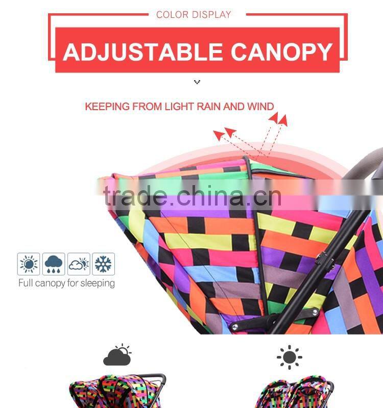 Polyester Material and Good Baby Stroller Type Best Double Prams