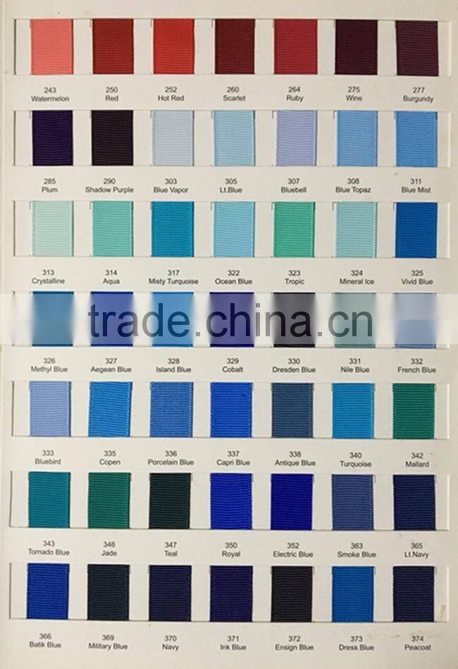 Wholesale 100% Polyester 7/8 inch Grosgrain Ribbon