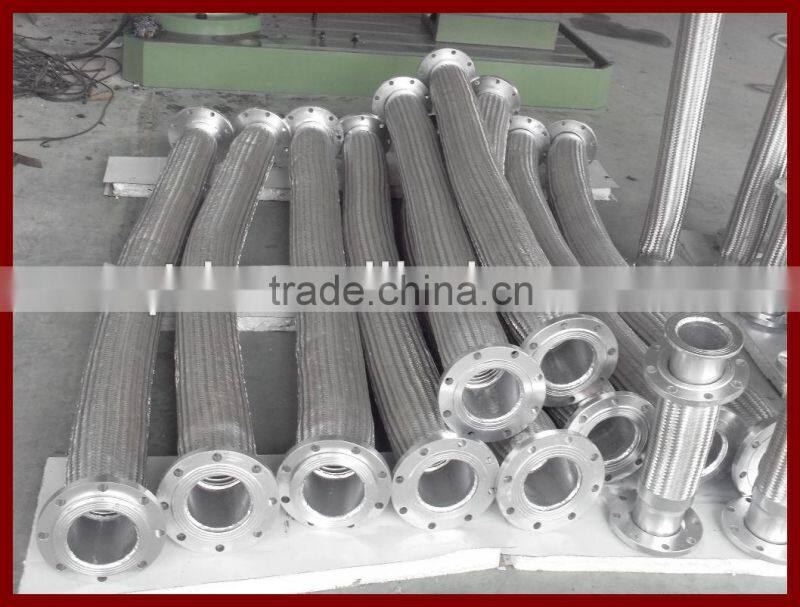 PTFE hose braided with stainless steel, ss304 flexible hose