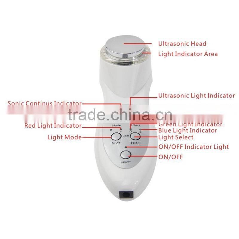 Ultrasonic skin tightening seven Colour Photon skin care machine