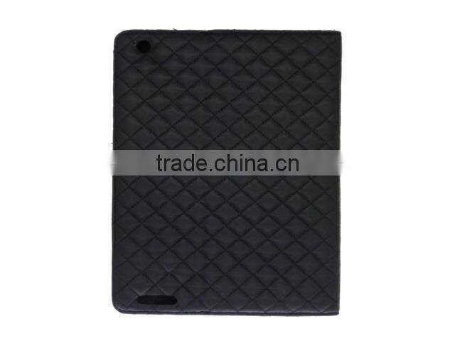2013 Stylish Fashion for ipad2 Lingge leather case