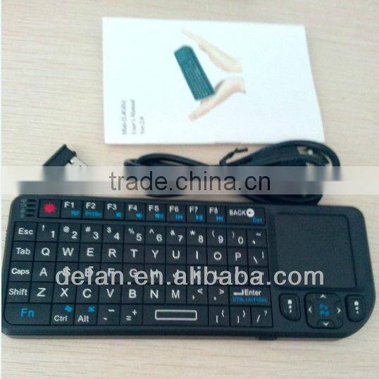 Air Fly Mouse Qwerty Keyboard with IR Remote for Pc Google Android Tv Box