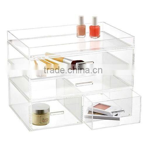 transparent acrylic makeup box
