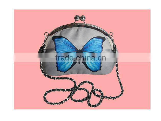 JSMART artwork sublimation printing shoulder bag metal frame