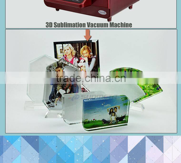 Sunmeta directly sublimation decoration photo crystal, crystal octagonal for christmas gifts(BSJ26C)