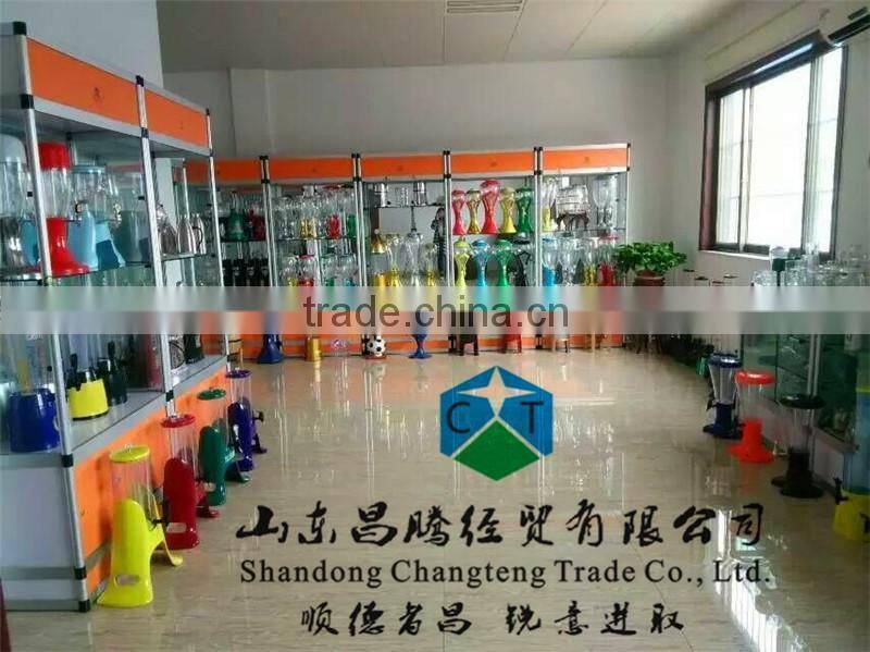 Three Storage Bucket Design Silver Yellow Orange 6L Chocolate Storage Jars