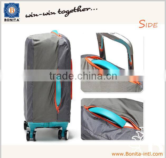 Polyester Luggage trolley case Cover custom luggage cover with zip