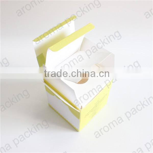 high quality cardbaord packing box for scent candle with customer logo