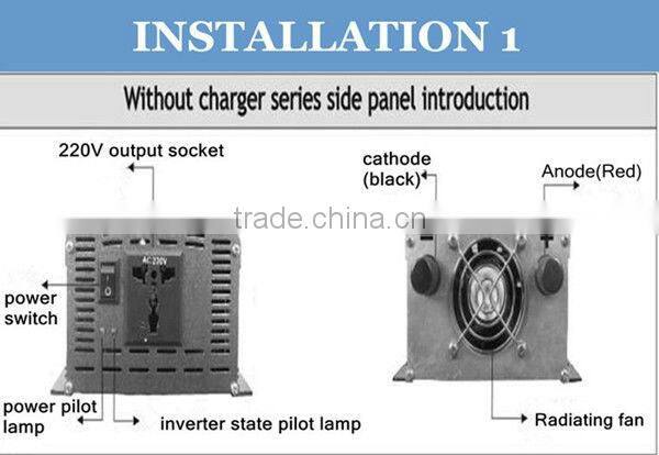 Manufacture 1000W 12v 220v pure sine wave power inverter