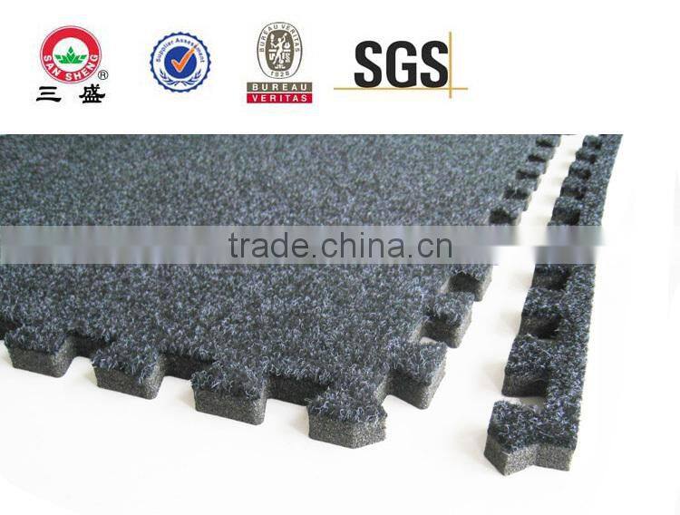 Factory direct luxury carpet with foam sheet