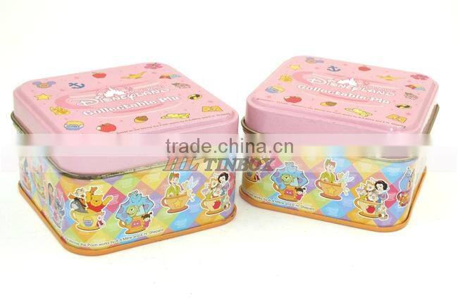 Custom Printing Metal Square Small Tin Box