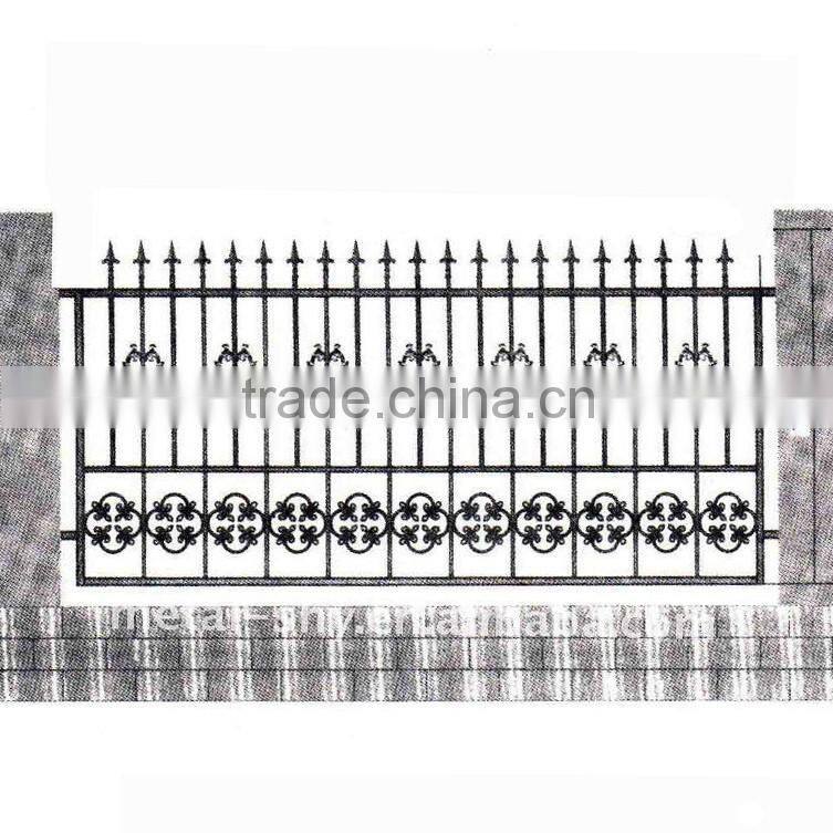 wrought iron decorative fence