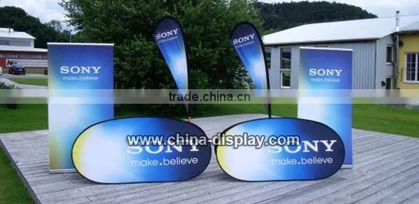 Outdoor advertising soccer pop up banner signs