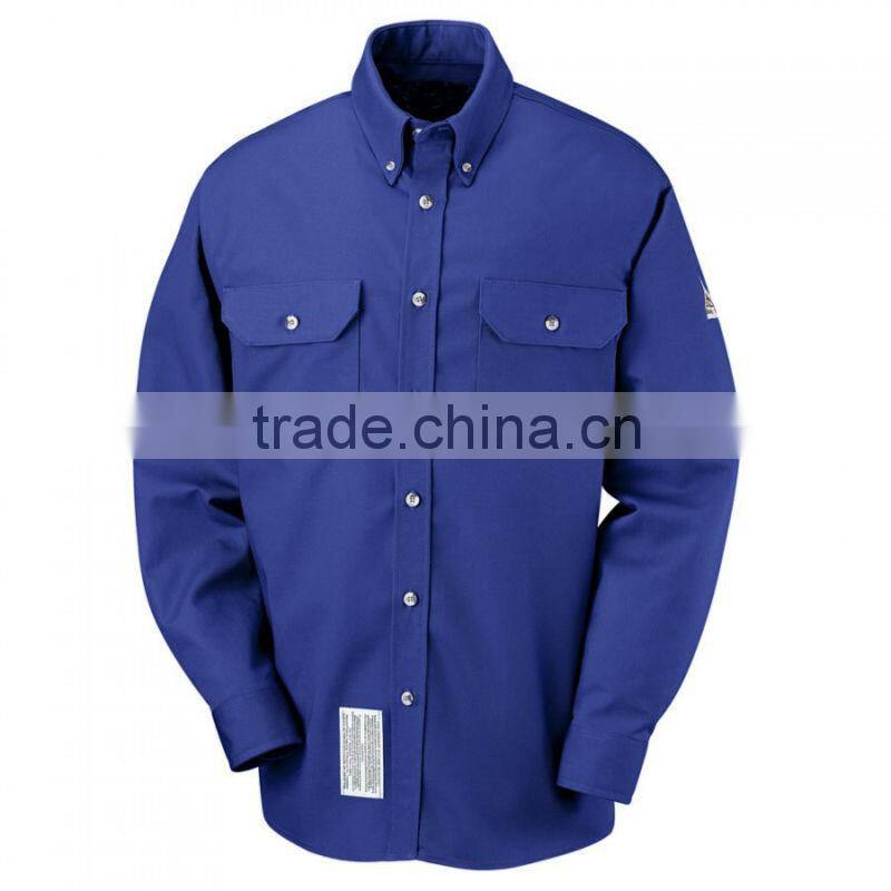 UL Certificated Fireproof Long sleeve shirt for welder FR fabric