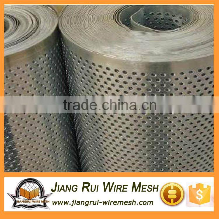 Decorative facade panel perforated metal mesh