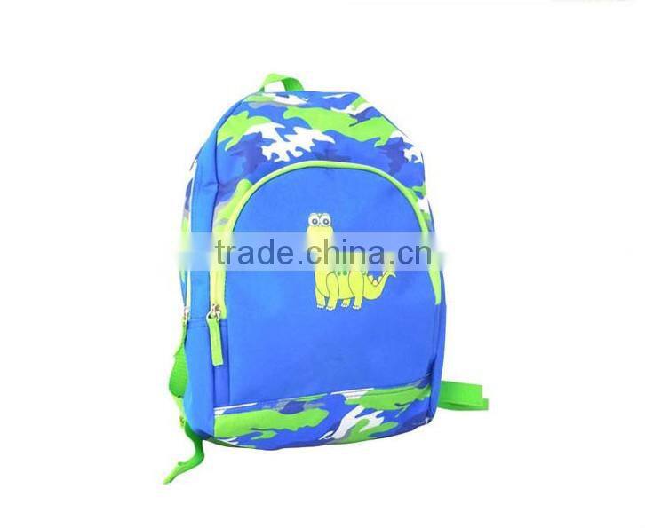 China product new style schoolbag funky canvas dinosaur backpack