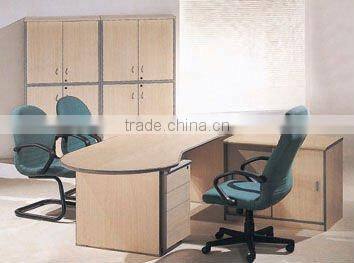 wooden computer desk