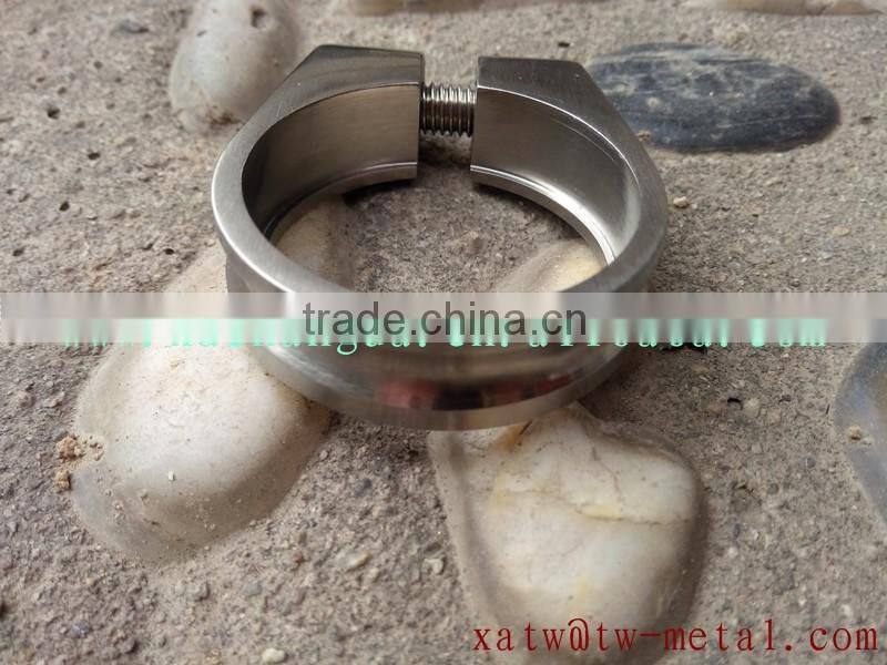 xacd made titanium seat post clamp 31.6 or 30.9 and 34.9 customize bicycle clamp