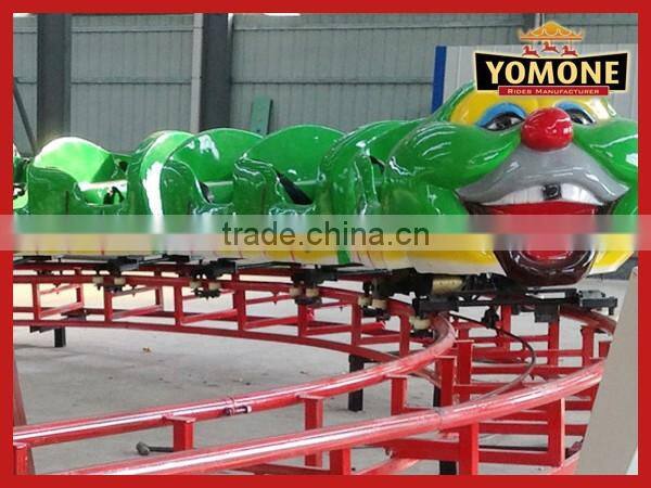 New design amusement park rides wacky worm roller coaster for sale