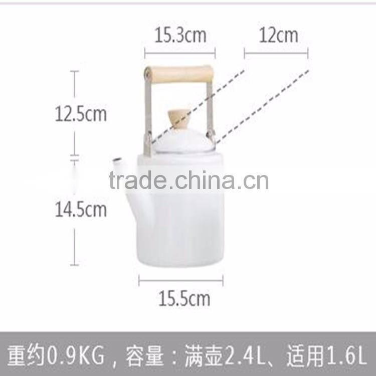 2016 High Grade Fashion 2.4L Water Kettles /Enamel Teapot/ Enamel Kettle turkish kitchen cooking kettle jug