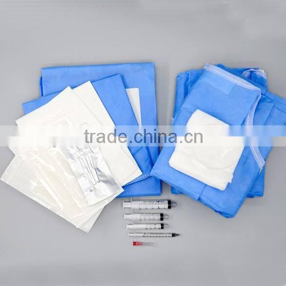Sterile Disposable nonwoven surgical eye pack, medical ophthalmic pack