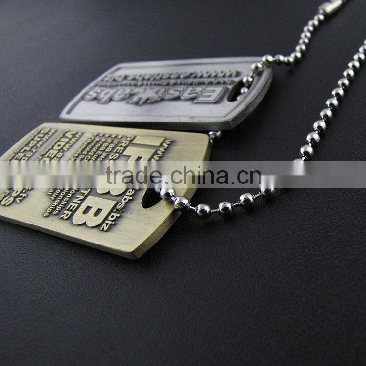 Made In China Wholsale Cheap Custom Metal Dog Tag For People