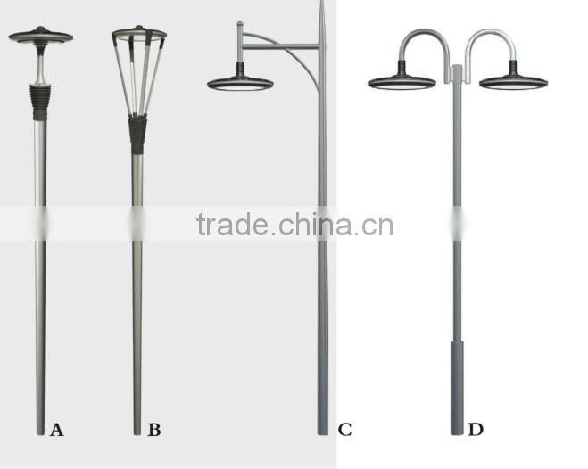 decorative aluminium Garden lamp pole