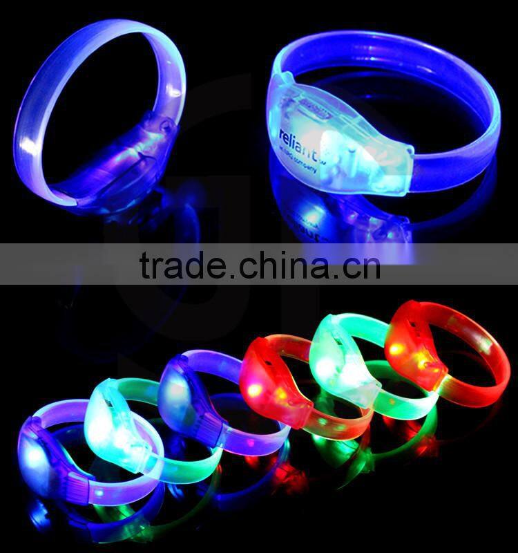 Hot Promotional Giveaways High Quality Led Flash Party Light Up Bracelet