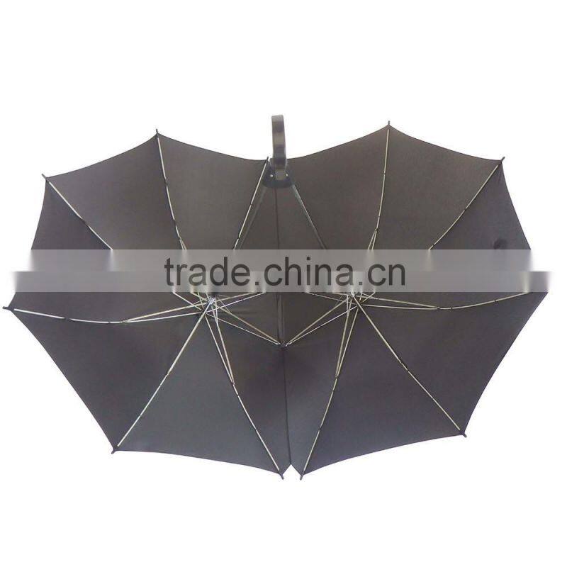 Popular automatic open two people lover couple umbrella for lovers