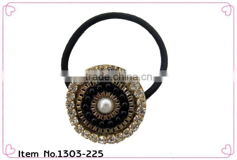 high quality crystal ponytail holders for women