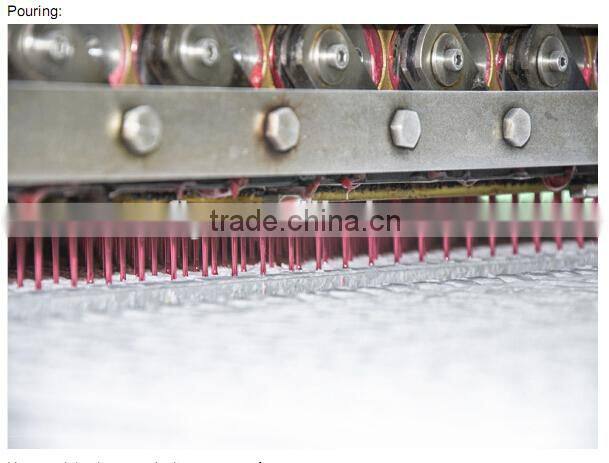 sugar coated long soft jelly candy center filling jam