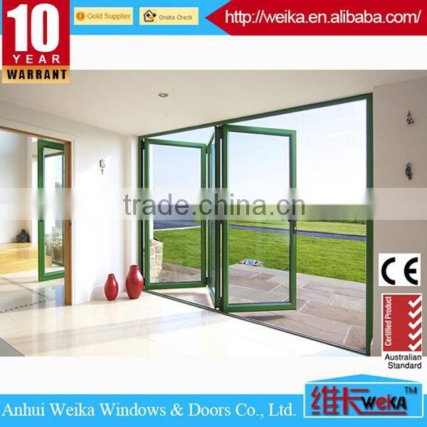 Newest design high quality folding sliding door