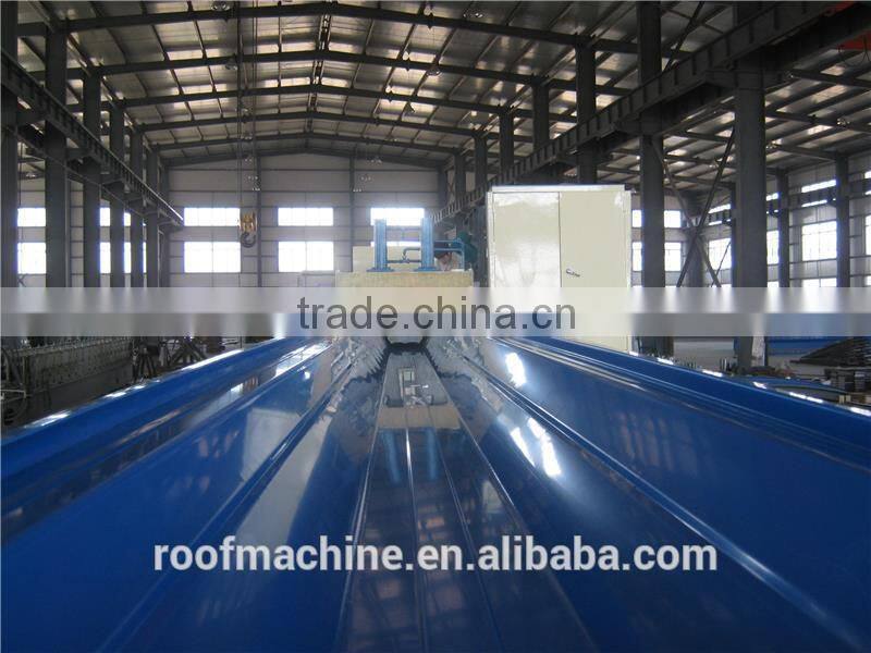 big Arch roof roll forming machine with move car