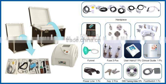 CE ISO multifunction hair removal weight loss 9in1 beauty-parlour-instrument