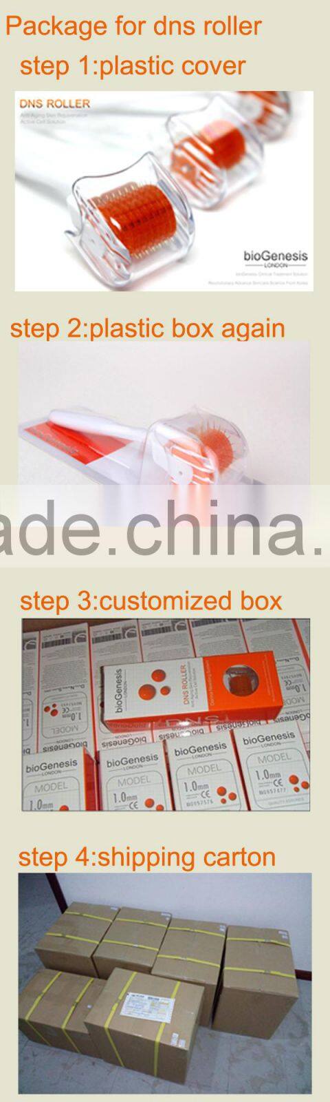 1.0mm 192 Needles Derma Roller Skin Beauty Nurse Microneedle Roller for Face and Body,Stretch Marks, Large Pores, Cellulite