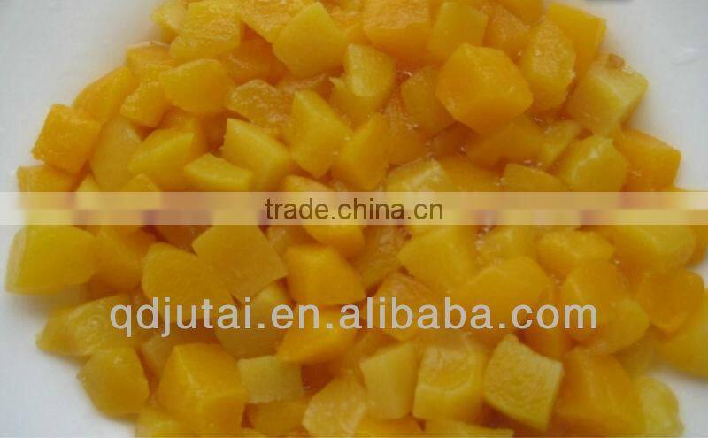 Canned Peach Dices in LS (15mm*15mm)