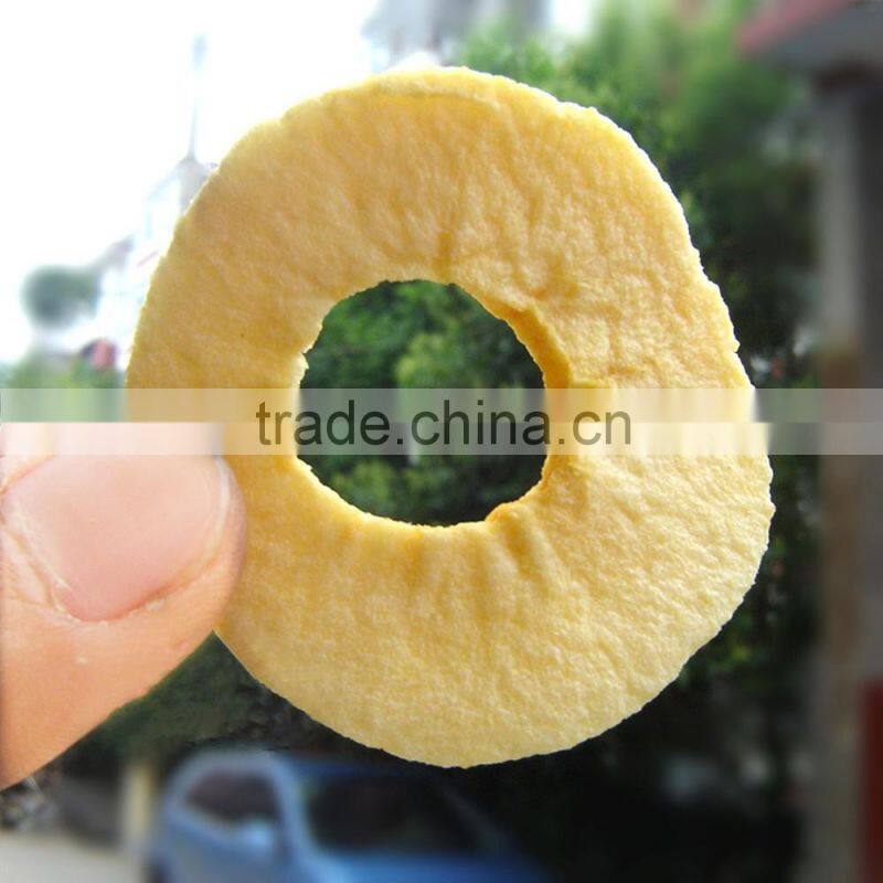 crunchy dried apple chips crisps display