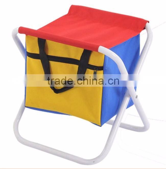 Good quality outdoor foldable fishing stool with cooler