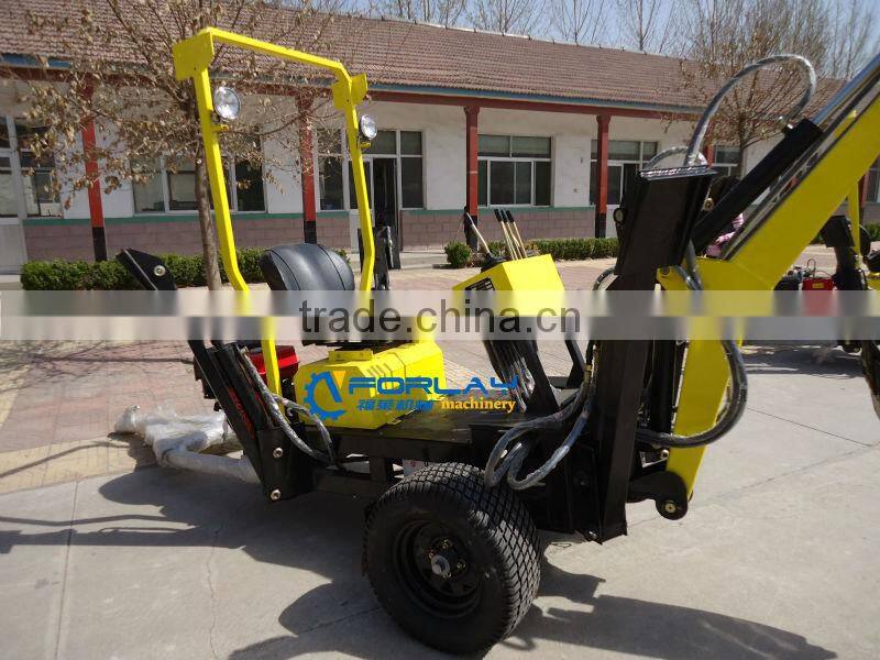 mini towable backhoe