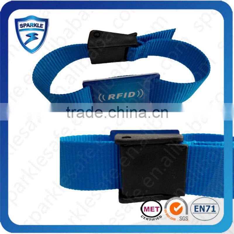 Concert&Party used hf nylon rfid wristband