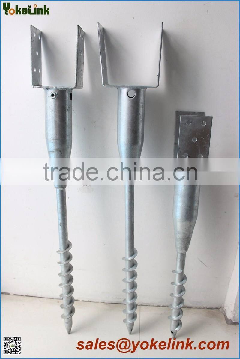 Diverse outer diameter Earth Anchor for fance
