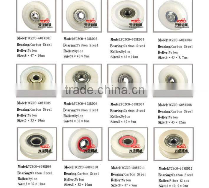 High grade nylon roller,sliding door fitting pulley wheels