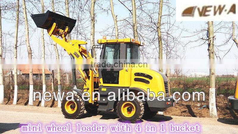 2016 new model 1.2ton mini wheel loader