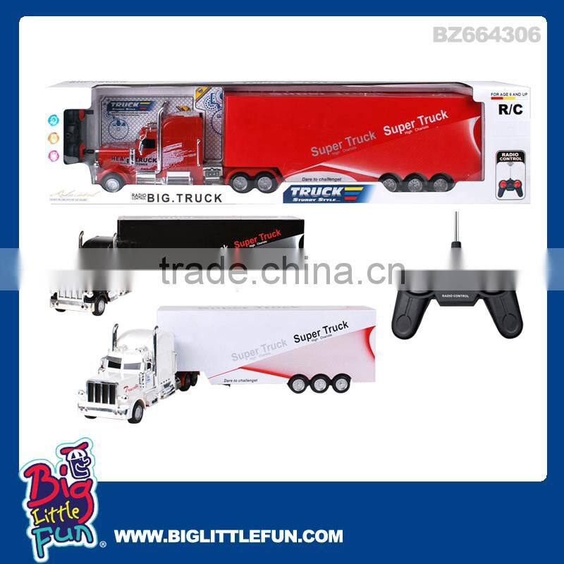4 channels remote control toy truck,trailer truck toy