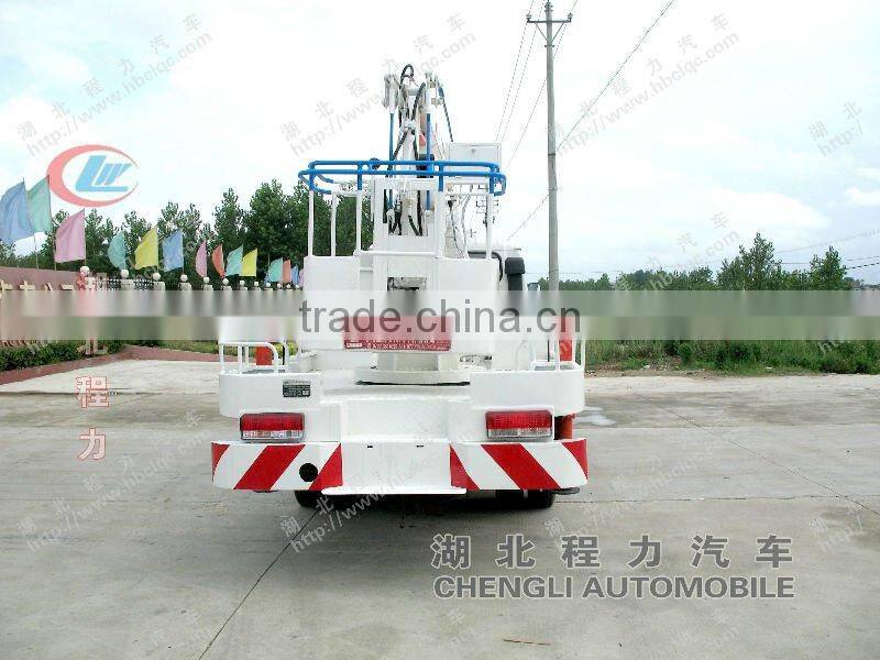 Dongfeng 4*2 telescoping bucket crane truck sale