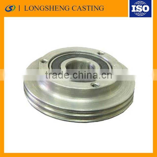 Casting elevator traction/ sheave elevator parts/Sand casting machinery part