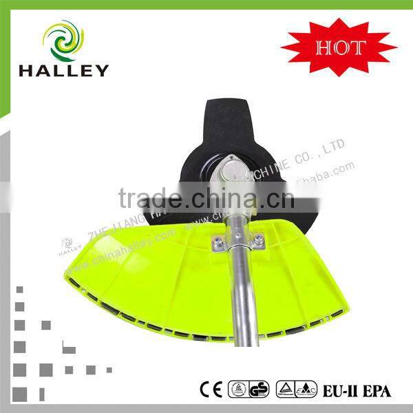 2 stroke gasoline 52CC Grass Trimmer with metal blade and nylon head HLBC520-E